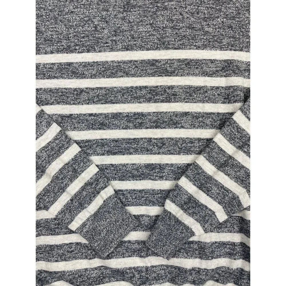 Sonoma Crew Neck Sweater Mens M Gray Striped